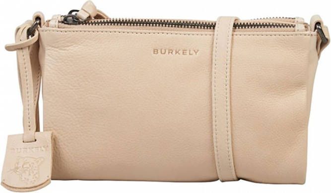 Burkely Schoudertas Just Jolie Double Zip Crossbody Beige
