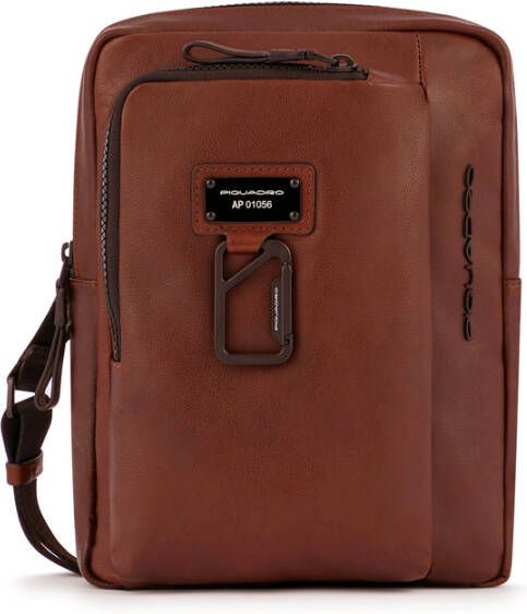 Piquadro Schoudertas Ca1816Ap , Bruin, Heren