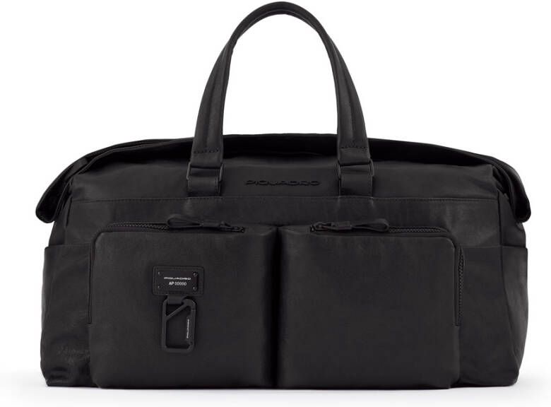 Piquadro Harper Weekender Duffle Bag Reistas Black