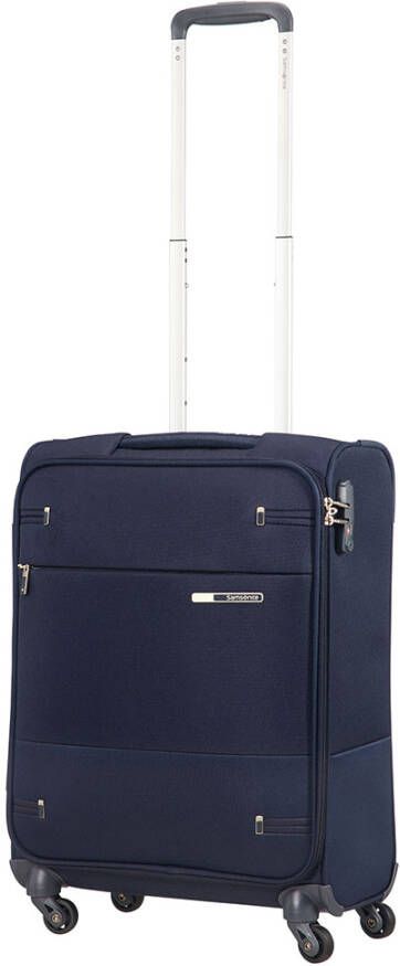 Samsonite Base Boost Spinner 55 Length 40 navy blue Zachte koffer
