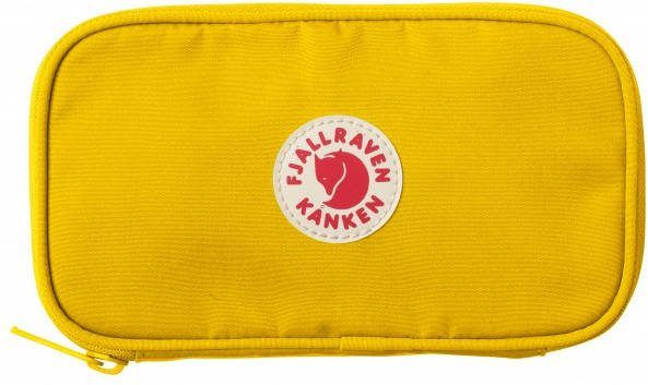 Fjällräven Kånken Travel Wallet Portemonnee, geel
