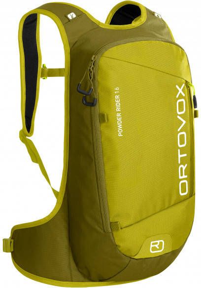 Ortovox Powder Rider 16 Toerskirugzak l, geel/olijfgroen