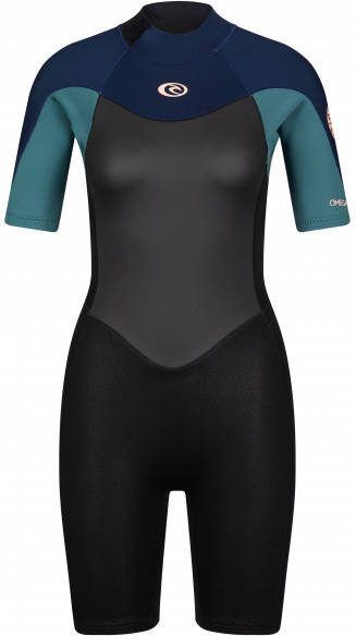 Rip Curl Women's Omega 1.5mm S/S Spring Suit Wetsuit zwart