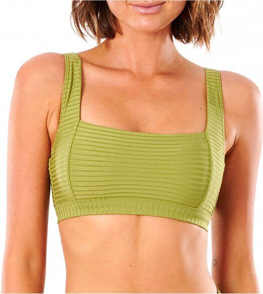 Rip Curl Women's Premium Surf DD Crop Bikinitop, oranje