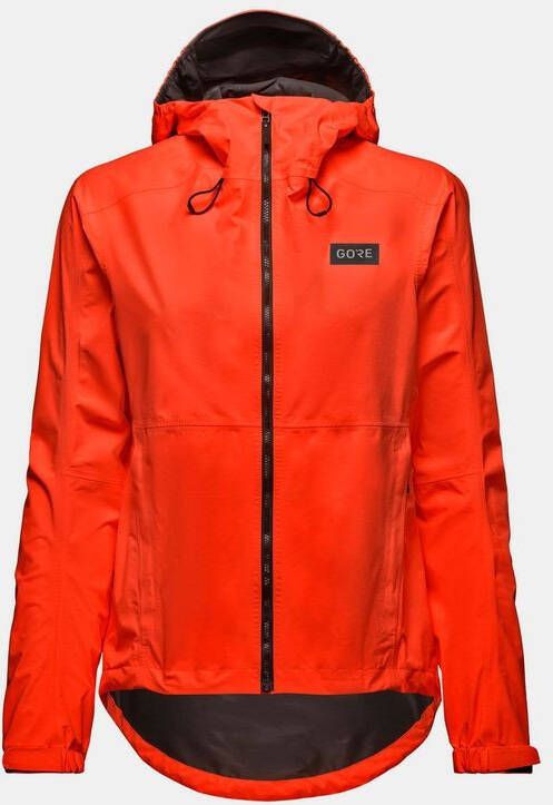 Gore Wear Endure Paclite Plus Hardshell Fietsjas Dames Rood