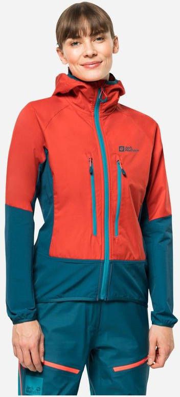 Jack Wolfskin Alpspitze Softshell Jas Dames Roze