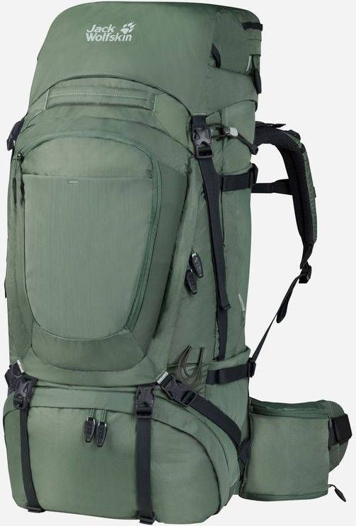 Jack Wolfskin Denali 65+10 Women Backpack Groen