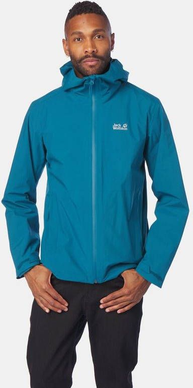 Jack Wolfskin Pack & Go Shell M Jas Blauw