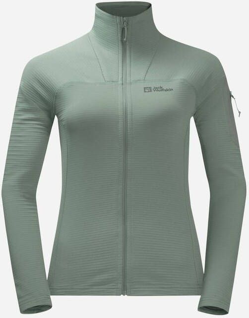 Jack Wolfskin Prelight Fleecevest Dames Groen
