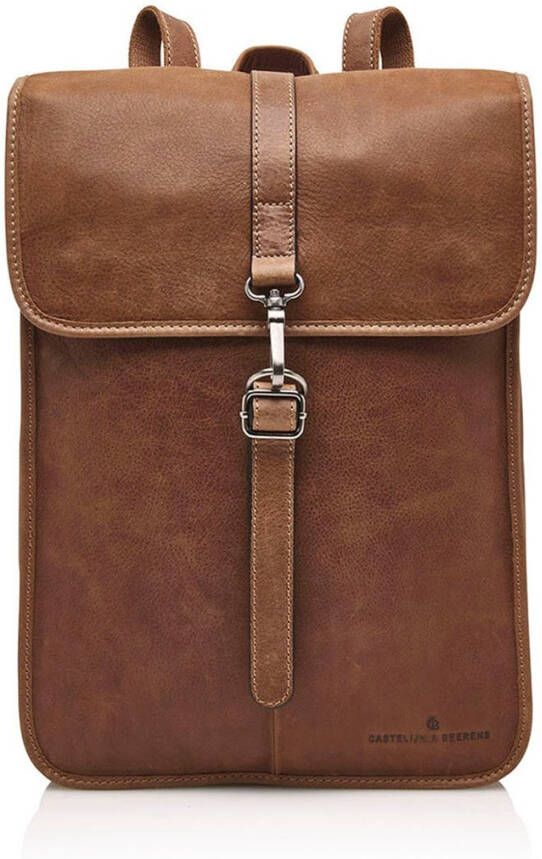 Castelijn & Beerens Carisma Laptoprugzak RFID 15, 6&apos, &apos, + Tablet cognac backpack