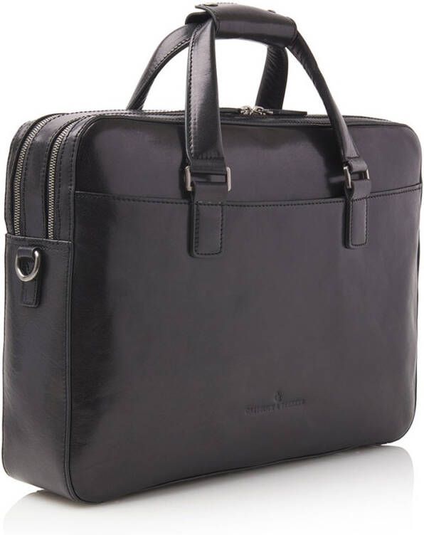 Castelijn & Beerens Laptop schoudertas Paul Laptop Bag 15.6 Inch + Tablet Zwart