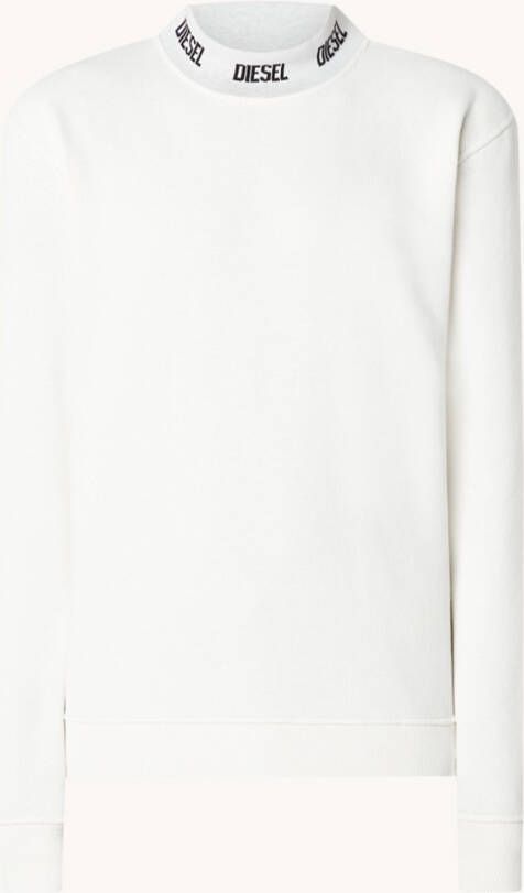 Diesel S Noris sweater met opstaande kraag en logoband
