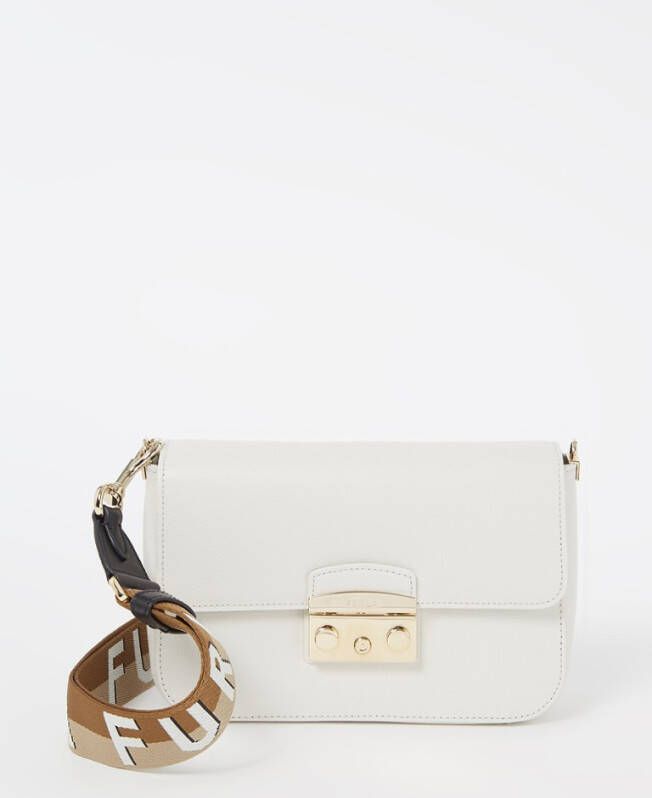 Furla Metropolis Crossbody Bag S , Wit, Dames