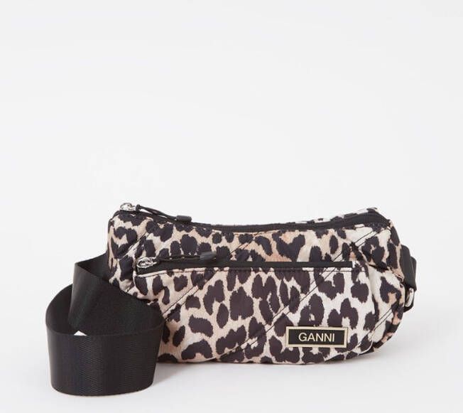 Ganni Schoudertassen Beige Dames