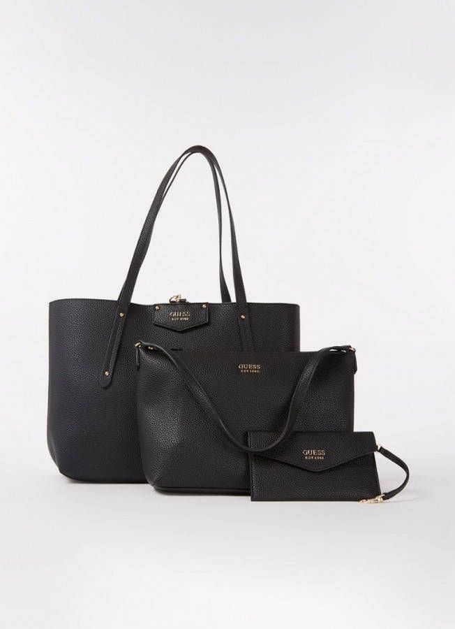 Guess Eco Brenton shopper met uitneembare schoudertas en etui