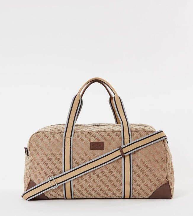 Guess Strave weekendtas met logoprint