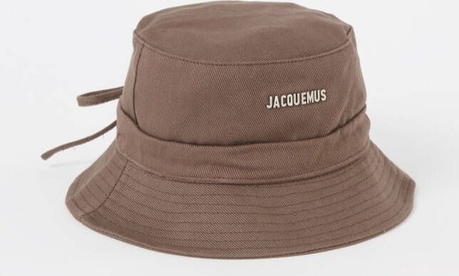 Jacquemus Le Bob Gadjo bucket hoed van canvas