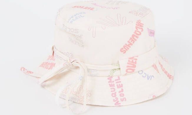 Jacquemus Le Bob Gadjo bucket hoed van canvas
