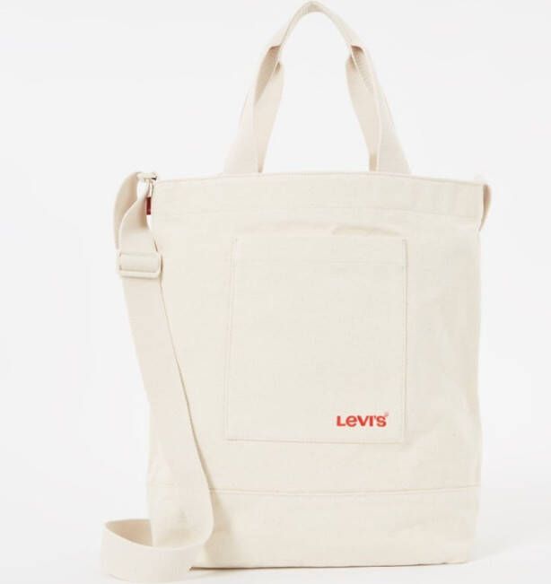 Levi's Shopper van katoen met logoborduring