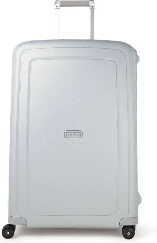 Samsonite S&apos, Cure Spinner 75 silver Harde Koffer