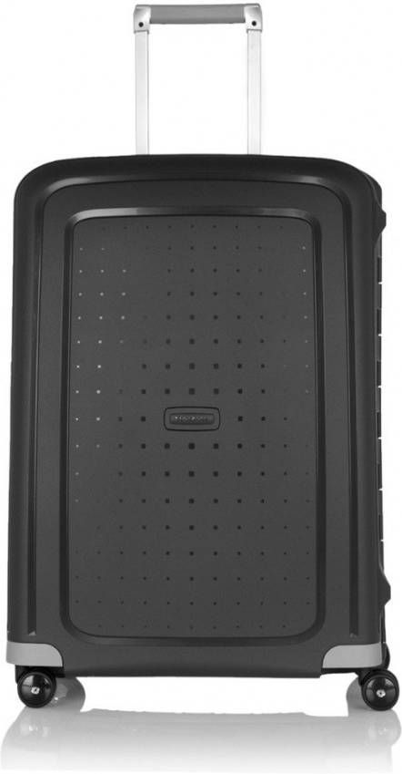 Samsonite S&apos, Cure Spinner 75 black Harde Koffer