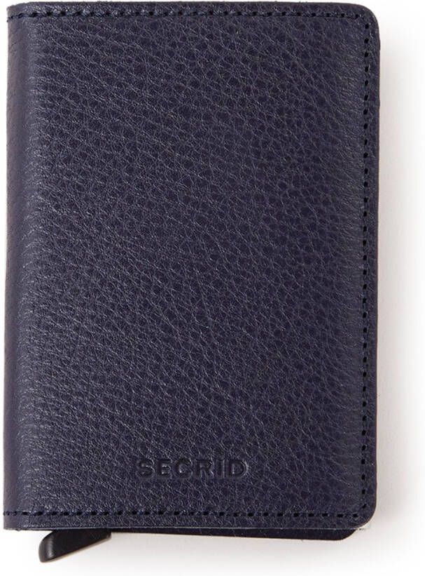 Secrid Miniwallet Portemonnee Veg navy silver Dames portemonnee