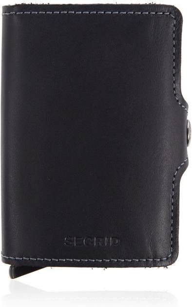 Secrid Twinwallet Portemonnee black leather Dames portemonnee