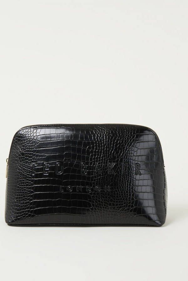 Ted Baker Crocana toilettas met crocostructuur