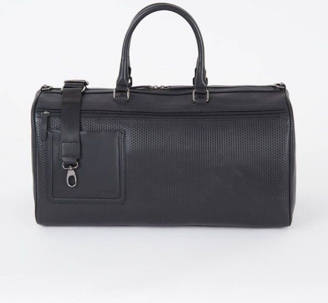 Ted Baker Holdall weekendtas van leer met afneembare schouderriem