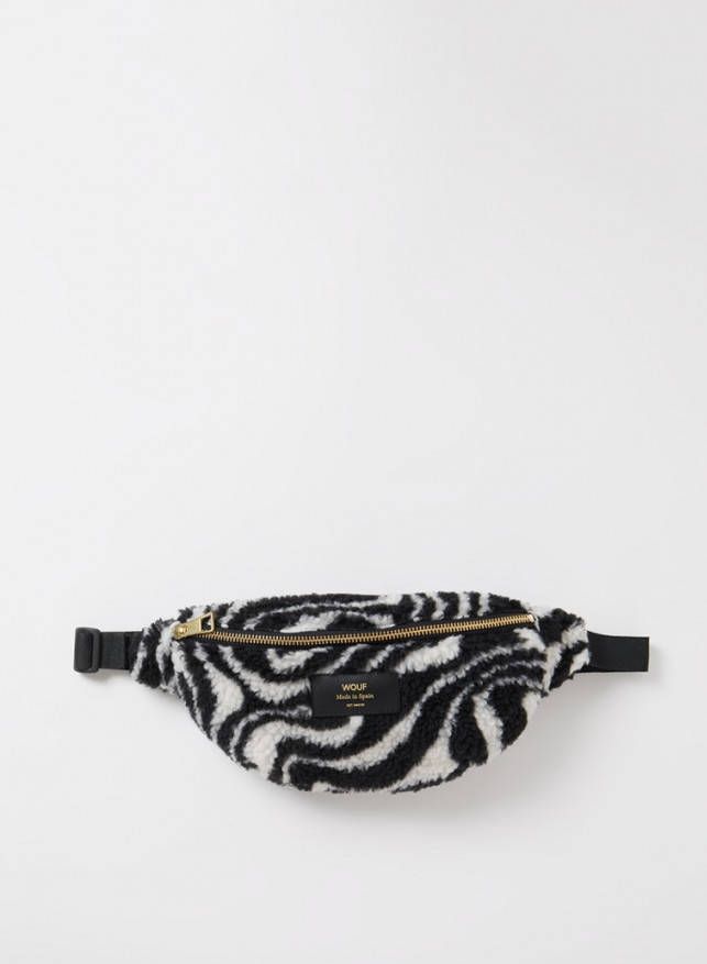 Wouf Hypnotic heuptas van teddy met zebraprint