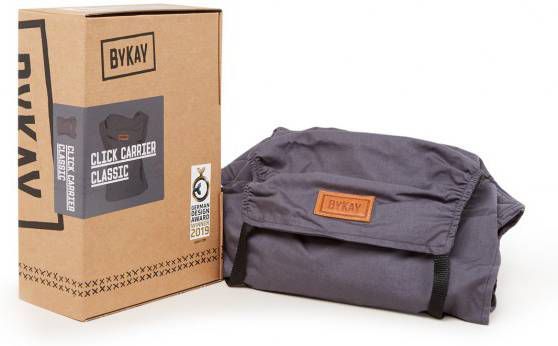 ByKay Draagdoek Soft Structured Carrier Classic steal grey Grijs
