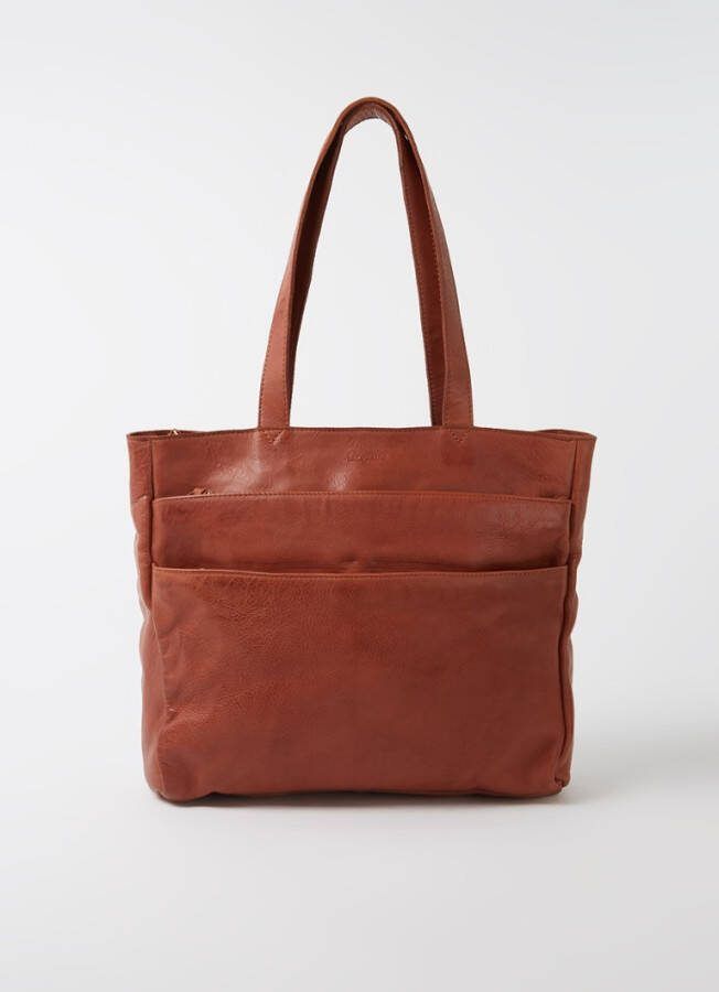 Legend Gwen schoudertas van leer met 13 inch laptopvak