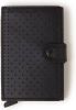 Secrid Miniwallet Portemonnee Perforated black Dames portemonnee online kopen