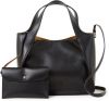 Stella Logo Crossbody Bag in Black Eco Soft Alter Nappa , Zwart, Dames online kopen