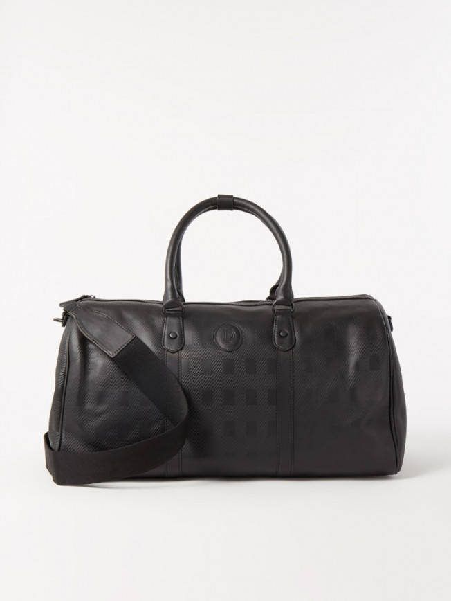 Ted Baker Cheksen weekendtas van leer