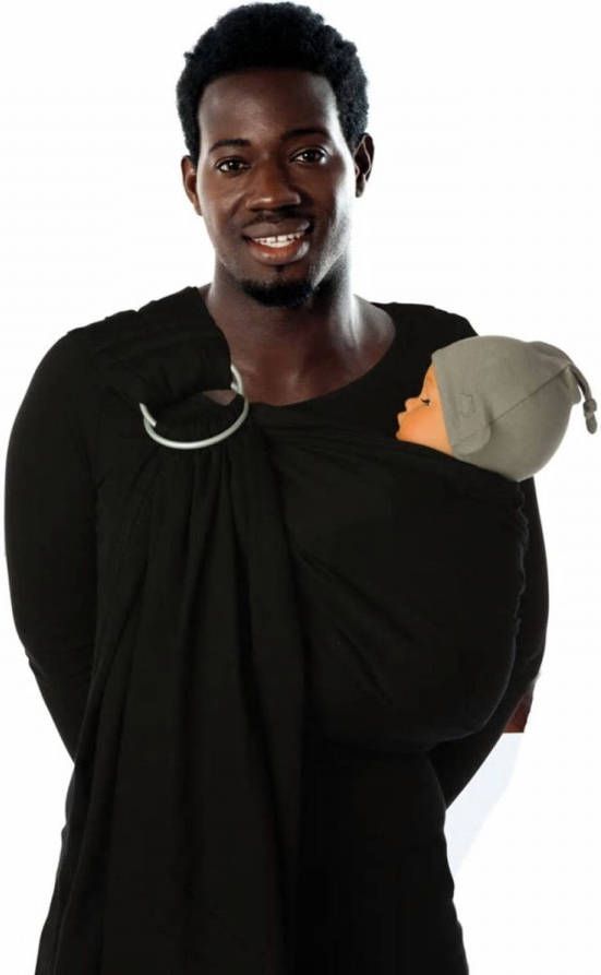 Distrilink Babylonia Bb sling Draagdoek Black Beans 460 Cm Bddsl Pad 972