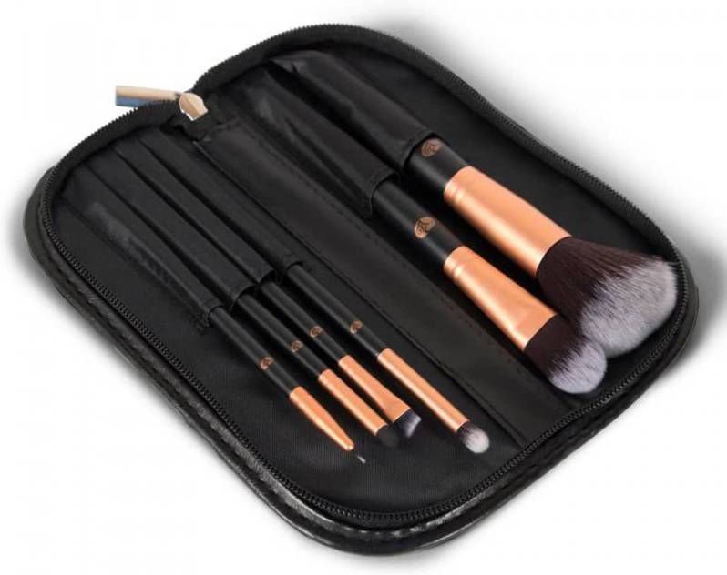 Rio BRCE Make-up borstels The Essential Cosmetic Brush Collection 6st