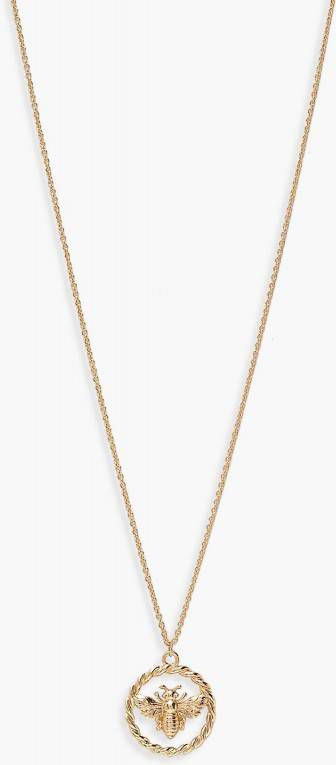 boohoo Ketting Met Bijtje, Goud