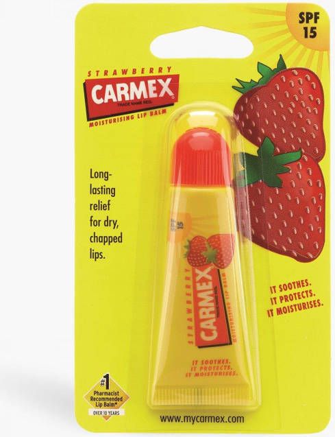 boohoo Carmex Strawberry Tube 10G, Geel