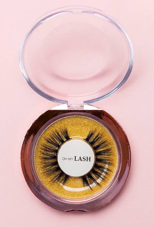 boohoo Oh My Lash Fierce Herbruikbare Nepwimpers, Goud