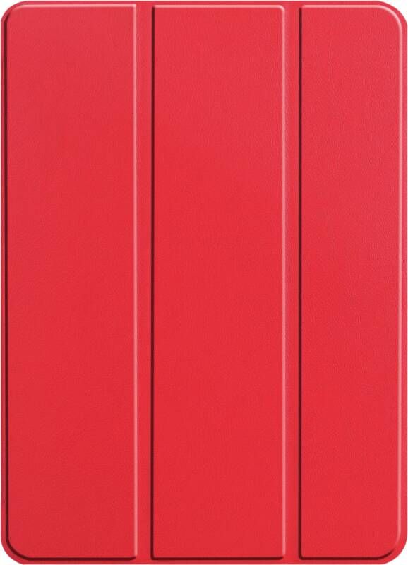 Just in case Tri Fold Apple iPad Pro 12.9 inch(2022/2021)Book Case Rood