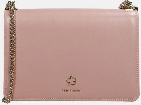 Ted Baker Jorjey flower eyelet cross body pale pink