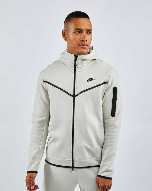 Nike Sportswear Tech Fleece Hoodie met rits voor heren Wit