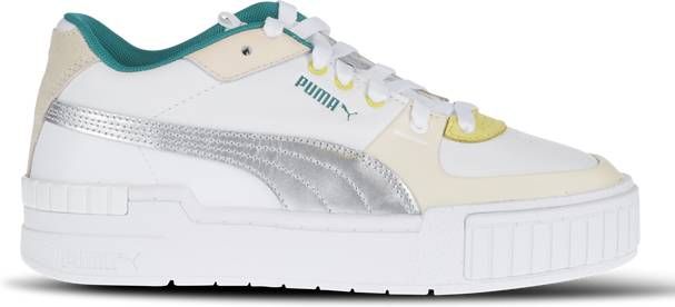 Puma Cali Sport Dames Schoenen Beige Leer