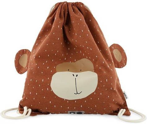 TRIXIE Dagrugzak Drawstring bag Mr. Monkey Bruin