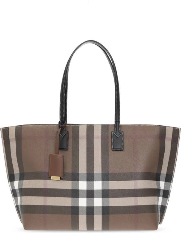 Burberry TB Medium Shopper Bag , Bruin, Dames