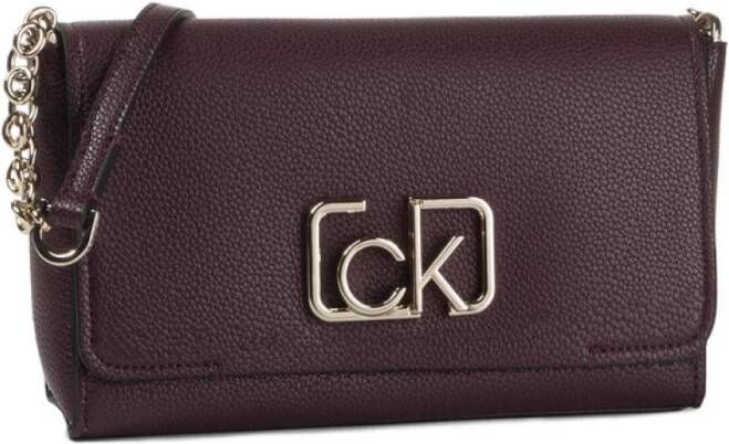Calvin Klein Schoudertas met skate , Paars, Dames