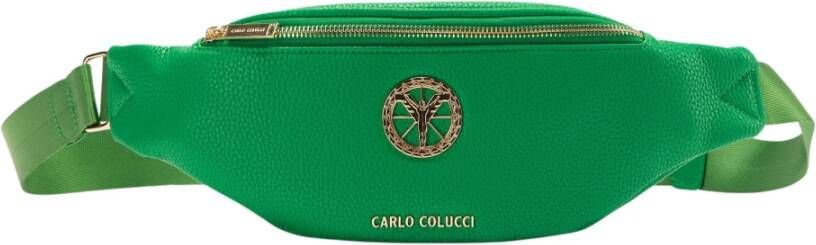 carlo colucci Fall Pocket met Caesaro Logo , Groen, Dames
