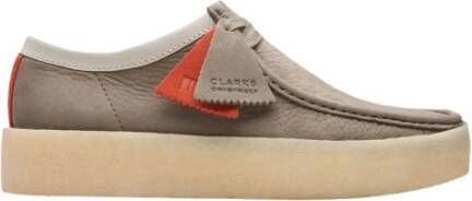 Clarks Originals Desert boots Wallabee Cup Nubuck Men Grijs