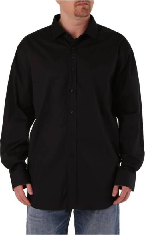 Diesel Casual Overhemden Zwart Heren